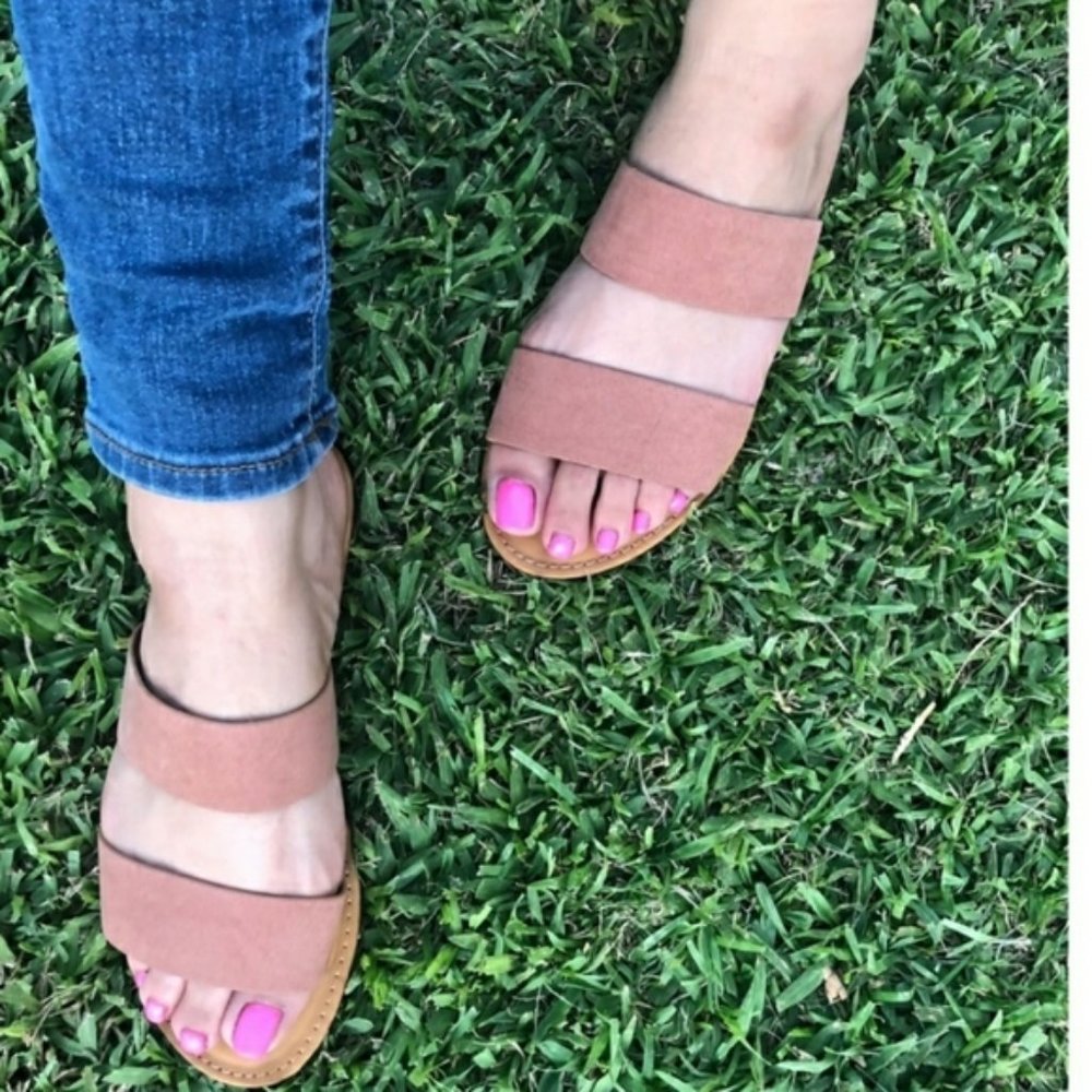 Double Band Flat FlipFlop Sandal Slipper